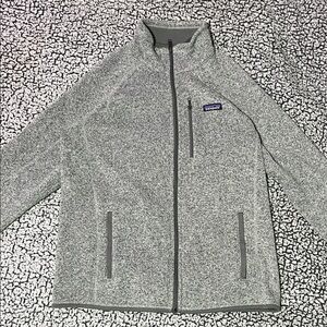 Patagonia Heather Gray Zip-Up Jacket